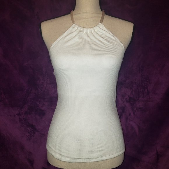 Laundry By Shelli Segal Tops - NWOT Laundry by Shelli Segal Women's Sleeveless Halter Top White Small S